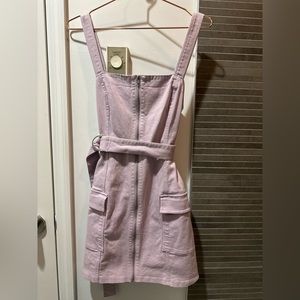 Lavender Express Zipper Dress